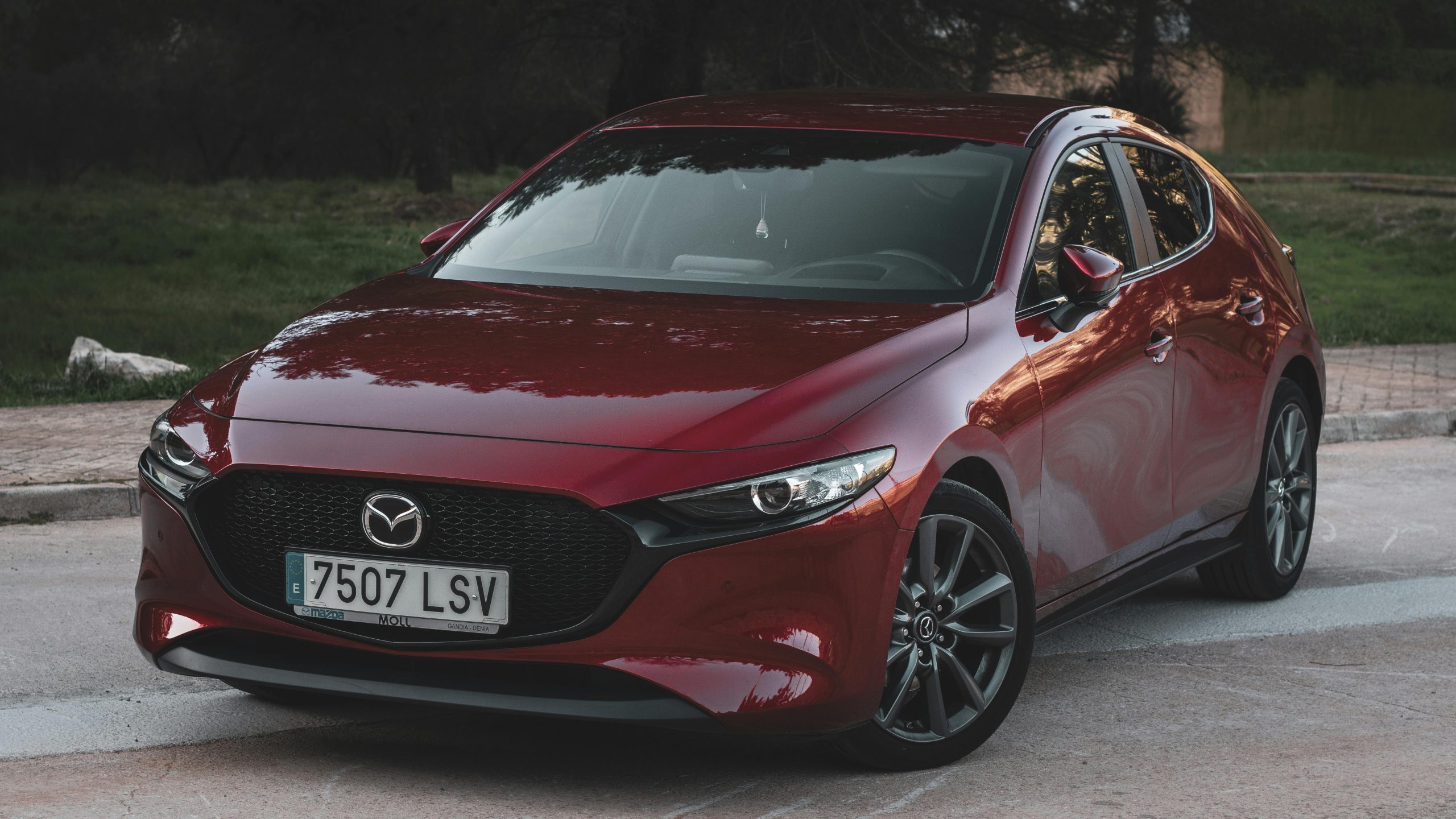 Red Mazda 3