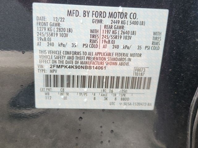 2022 Ford Edge Titanium