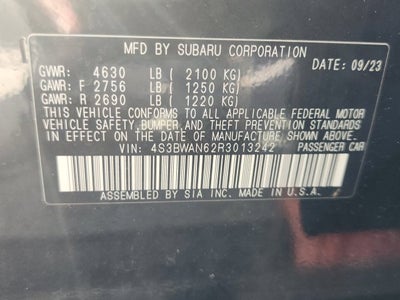 2024 Subaru Legacy Limited