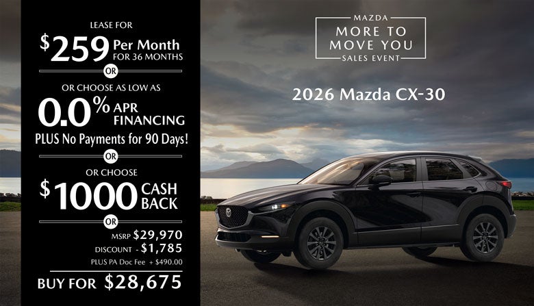 2026 MAZDA CX-30