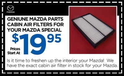 Cabin Air Filters for your Mazda