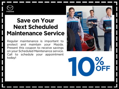 Save on Your Scheduled Maintenance Service - 10% Off Parts & Labor
